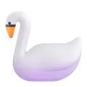 Swan 3D animated emoji