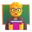 Teacher 3D animated emoji