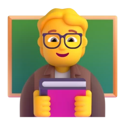 Teacher animated emoji