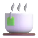 Teacup without handle 3D animated emoji