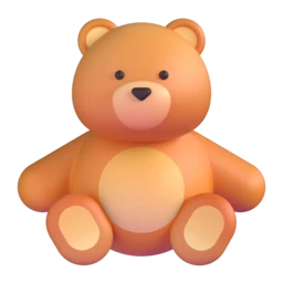 Teddy bear animated emoji