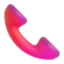 Telephone receiver 3D animated emoji