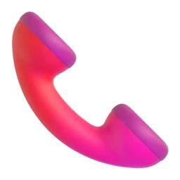 Telephone receiver animated emoji