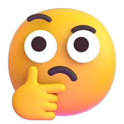 Thinking face animated emoji