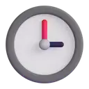 Three o’clock 3D animated emoji