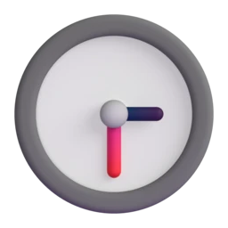 Three-thirty animated emoji