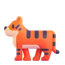 Tiger 3D animated emoji
