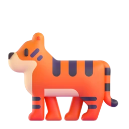 Tiger animated emoji