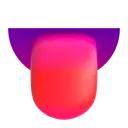 Tongue 3D animated emoji