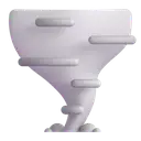 Tornado 3D animated emoji