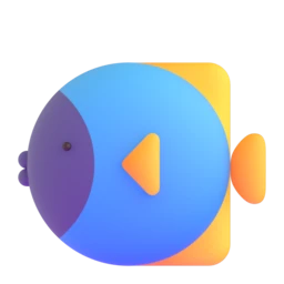 Tropical fish animated emoji