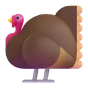 Turkey 3D animated emoji
