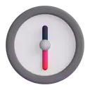 Twelve-thirty 3D animated emoji