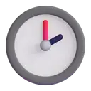 Two o’clock 3D animated emoji