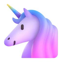 Unicorn animated emoji