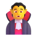 Vampire 3D animated emoji
