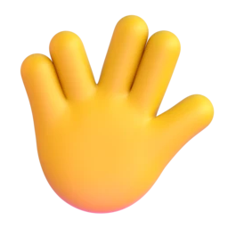 Vulcan salute animated emoji