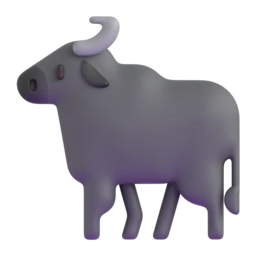 Water buffalo animated emoji