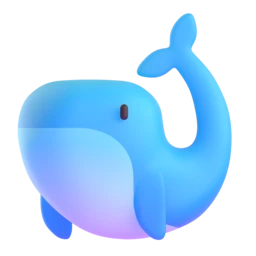 Whale animated emoji