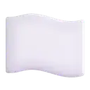 White flag 3D animated emoji