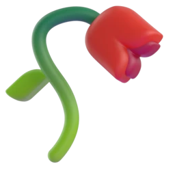 Wilted flower animated emoji