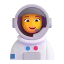 Woman astronaut 3D animated emoji