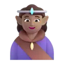 Woman elf: medium skin tone 3D animated emoji