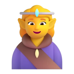 Woman elf animated emoji