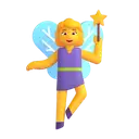 Woman fairy 3D animated emoji