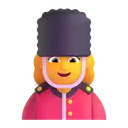 Woman guard 3D animated emoji