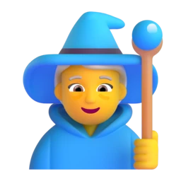 Woman mage animated emoji