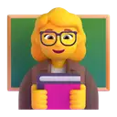 Woman teacher 3D animated emoji