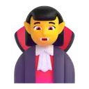 Woman vampire 3D animated emoji