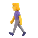 Woman walking 3D animated emoji