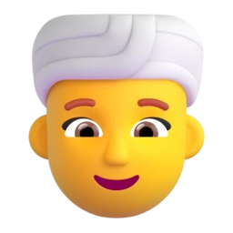 Woman wearing turban animated emoji