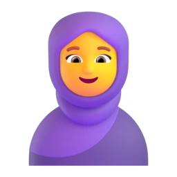Woman with headscarf animated emoji