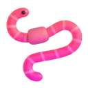 Worm 3D animated emoji