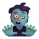 Zombie 3D animated emoji