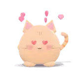 Mishu with Heart Eyes