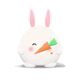 Rumi Nibbling a Carrot
