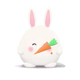 Rumi Nibbling a Carrot